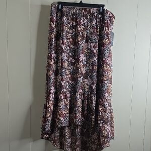 Floral Print Women's Skirt